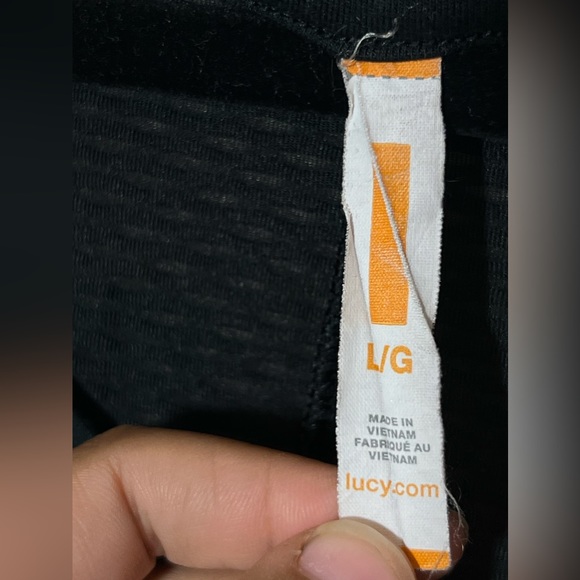 Lucy Black long sleeve with slightly sheer back - Picture 3 of 4